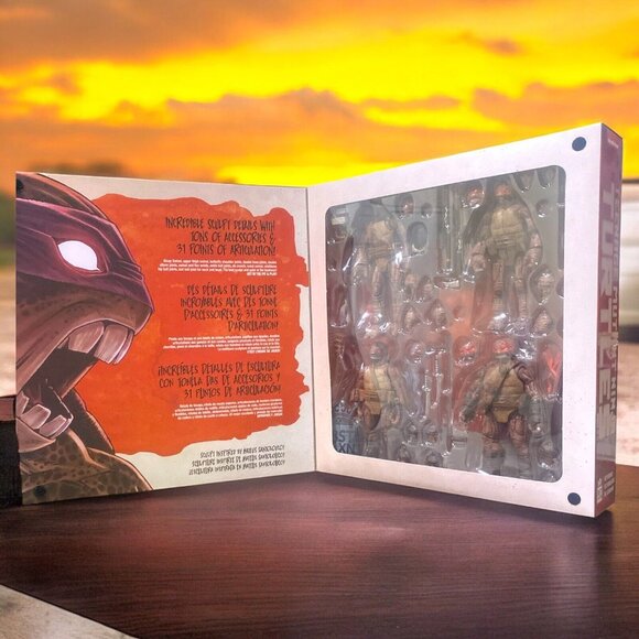 Tmnt Bst Axn Idw Inspired Zombie Turtle 5in Action Figure 4-pack - Picture 5 of 8